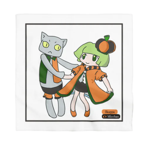 オカッパみっちゃんハロウィンバージョン Bandana