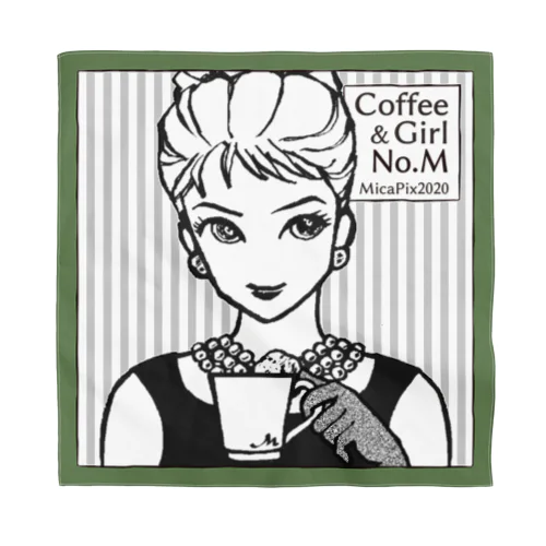 Coffee&Girl "No.M" バンダナ