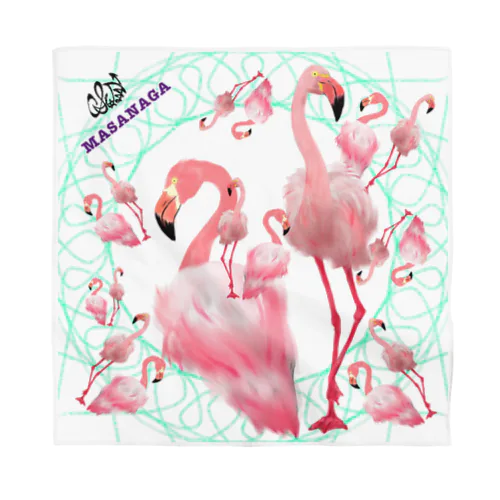 Flamingo🦩　−Garden− 스카프