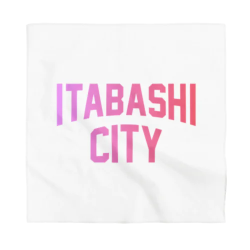 板橋区 ITABASHI CITY ロゴピンク Bandana