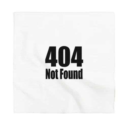 404 Not Found バンダナ