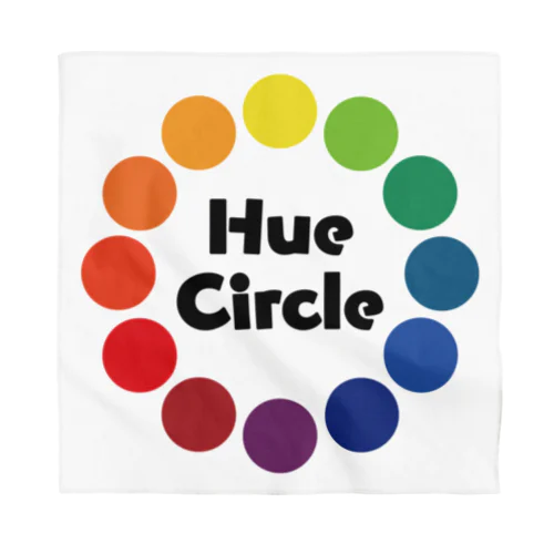 Hue Circle 色相環12 バンダナ