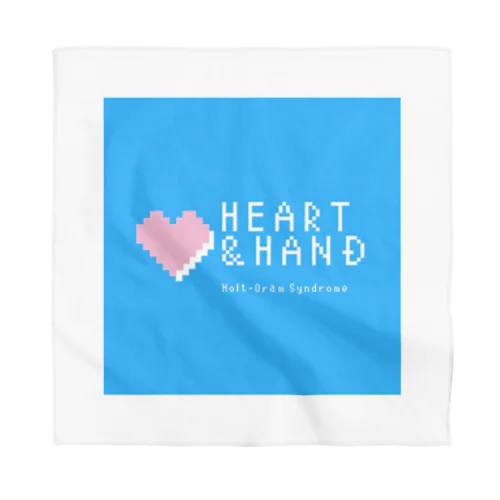 Heart & Hand のスカイブルーのオリジナルアイテム Bandana