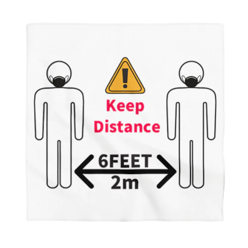 Keep Distance バンダナ