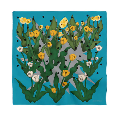 Counting the flowers F Bandana