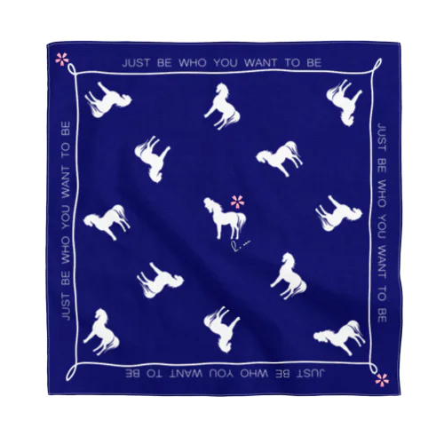 Spring Horse JAPAN BLUE Bandana