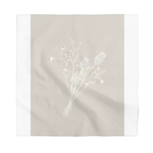 bouquet pink beige Bandana