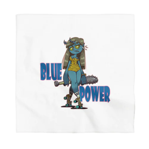 “BLUE POWER” Bandana