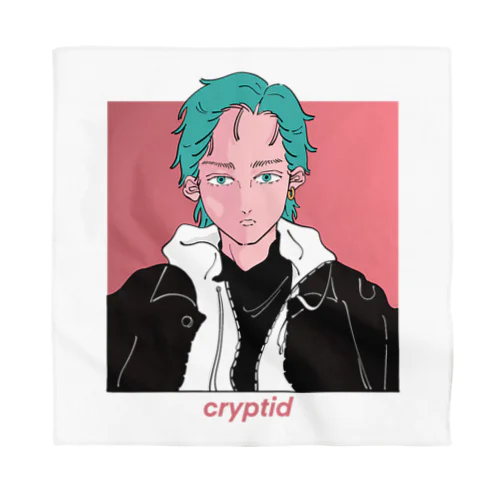 cryptid Retro Boy  Bandana