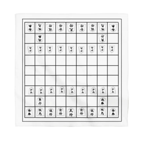 将棋入門編（白） Bandana