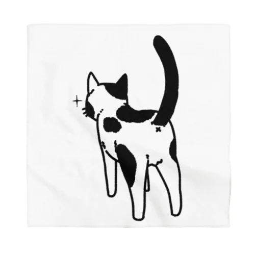 ねこけつ（ぶち猫） Bandana