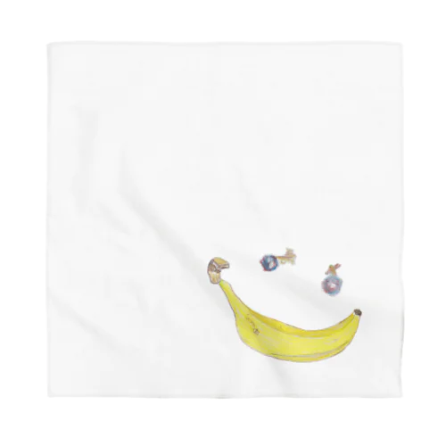 バナナスマイリー　Banana Smiley Bandana