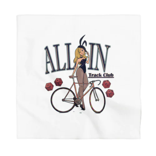 "ALL IN -Track Club-" Bandana