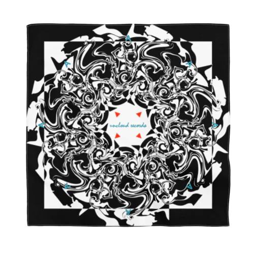 Marble: Radial B&W Bandana