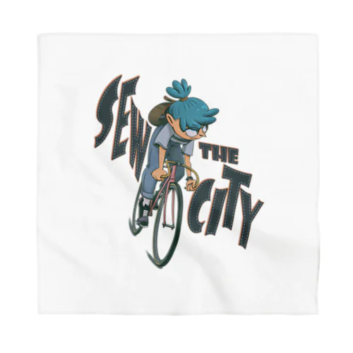 "SEW the CITY" バンダナ