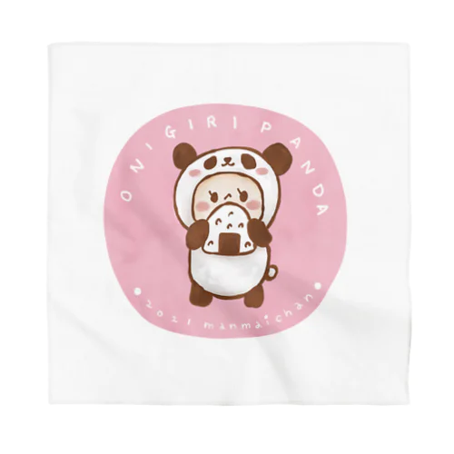 おにぎりパンダ Bandana