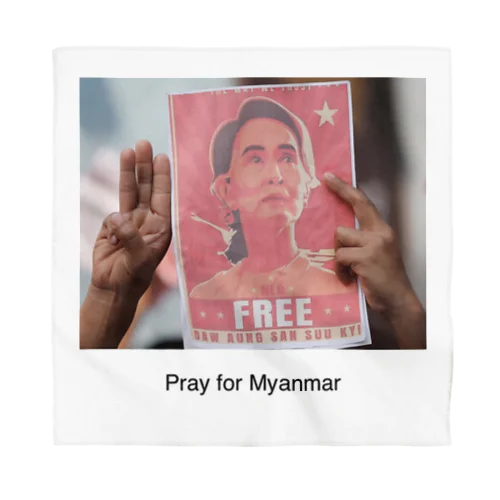 Pray for Myanmar  Bandana