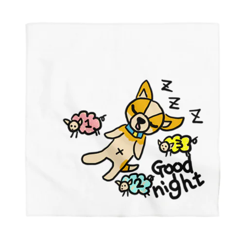 カラフルジャックーGood night Bandana