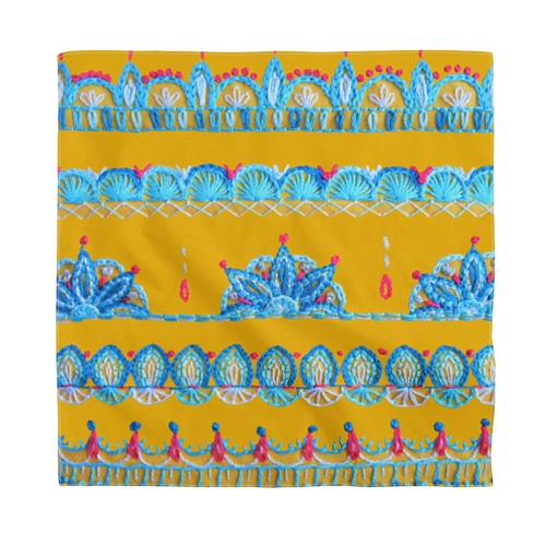 ナマステ刺繍 ✺ マスタード Bandana