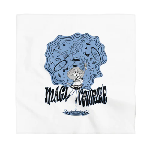 “MAGI COURIER” blue #1 Bandana