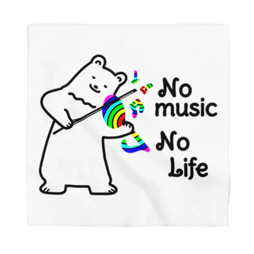 NoMusic NoLife Bandana