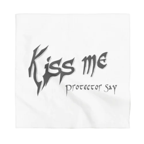 Kiss me (Grey) Bandana