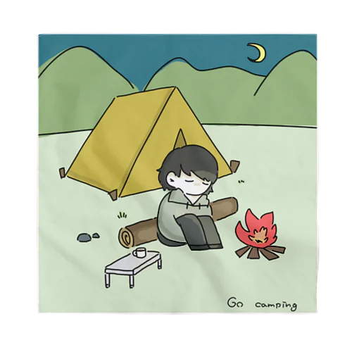 Go camping バンダナ