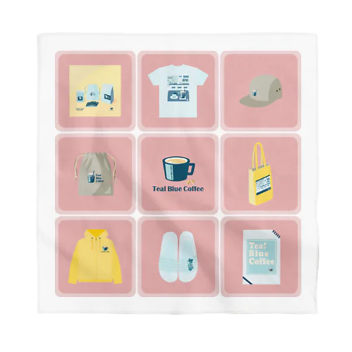 TealBlueItems _Cube PINK Ver. バンダナ