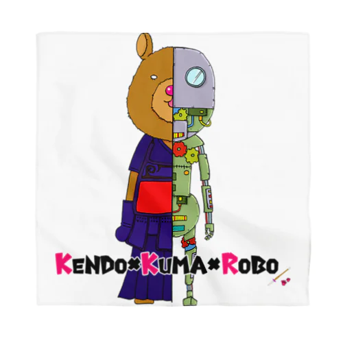 KENDO×KUMA×ROBO バンダナ