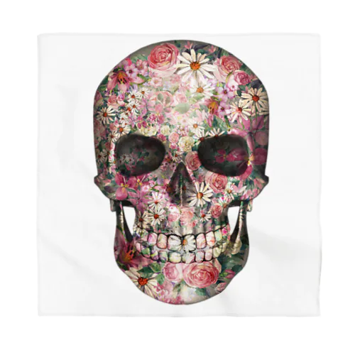 Flower Skull バンダナ