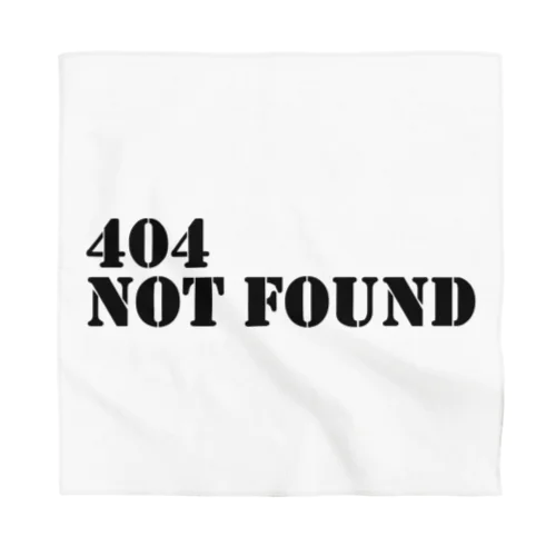 404 not found Bandana