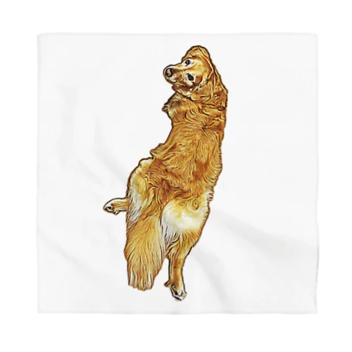 golden retriever Bandana