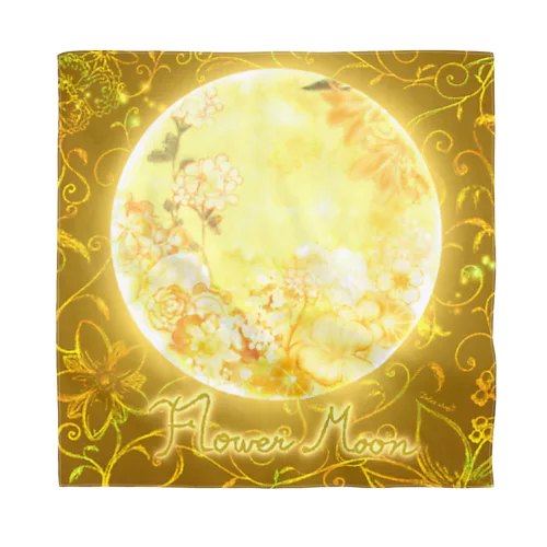 5月《Moonシリーズ》＊Flower Moon＊ Bandana