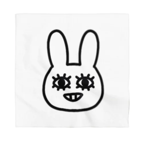 poker face rabbit Bandana