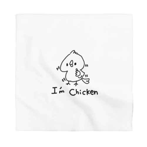 I am chicken バンダナ