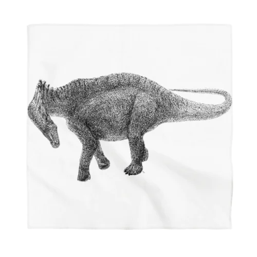 Amargasaurus（白黒） バンダナ