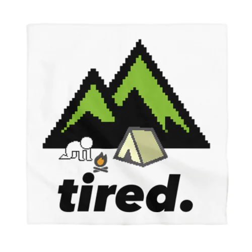 【オータム】キャンプ　by tired. バンダナ