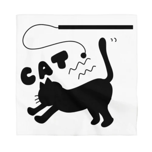 黒の世界（猫じゃらし） Bandana