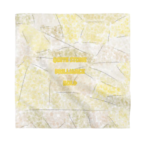 QuiteStoneBrillianceGold Bandana