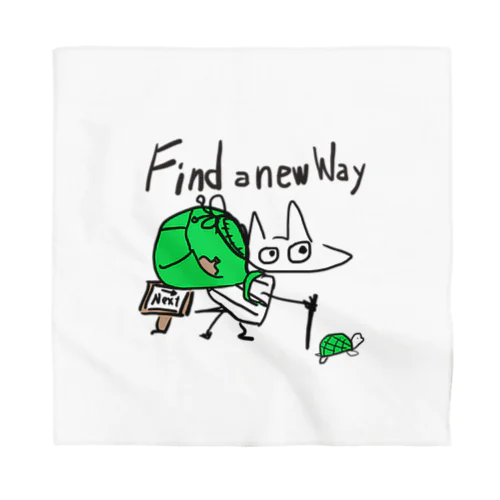 Find a new way バンダナ