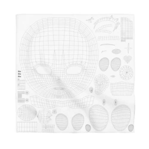 顔UV Bandana