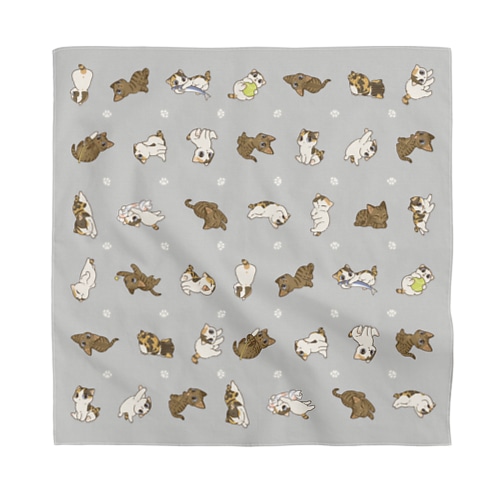 pocomo kitten bandana (Gray) Bandana