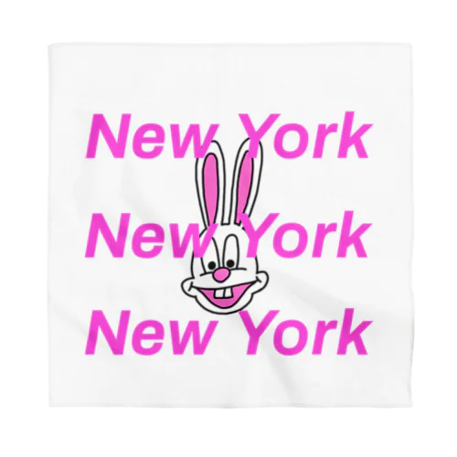 New York rabbit  Bandana