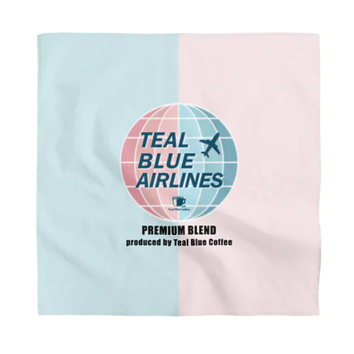 TEAL BLUE AIRLINES バンダナ