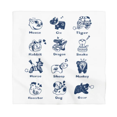 The Zodiac of Fukushima Bandana