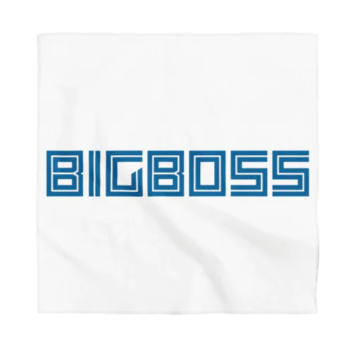 「BIG BOSS」新ロゴ フォント バンダナ