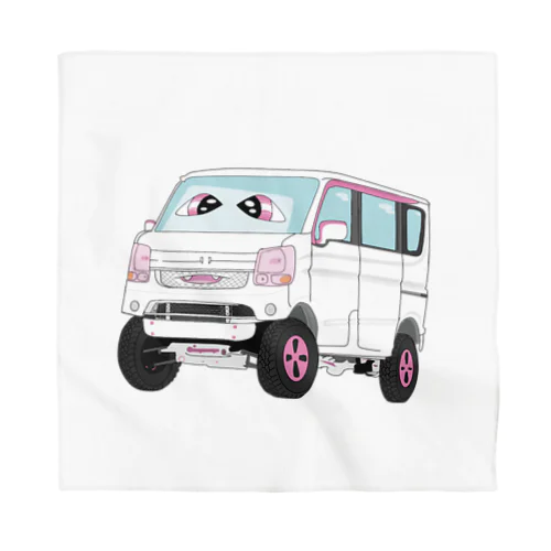 オフロード仕様に改造した軽自動車(女の子) Bandana