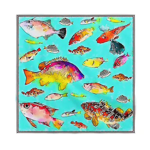 海部の魚 Bandana