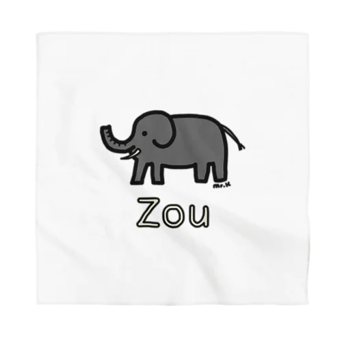 Zou (ゾウ) 色デザイン Bandana