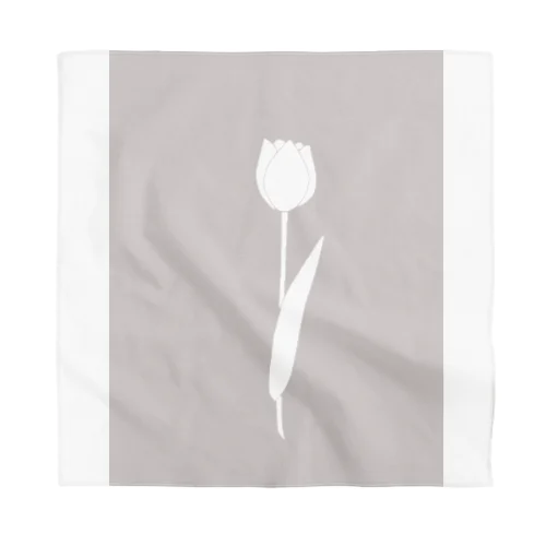 Tulip silhouette Bandana